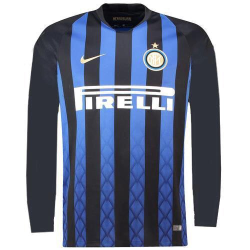 Camiseta Inter Milan 1ª ML 2018-2019 Azul
